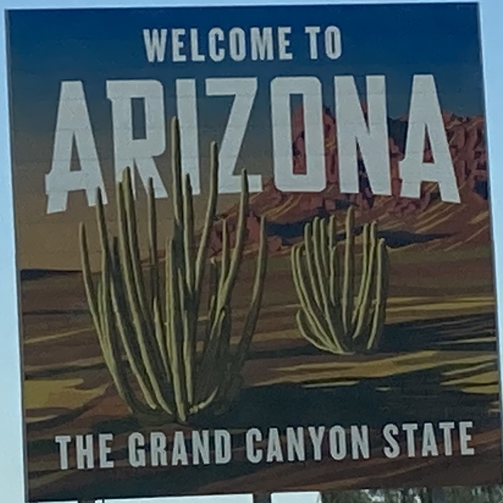 Arizona Welcome Sign